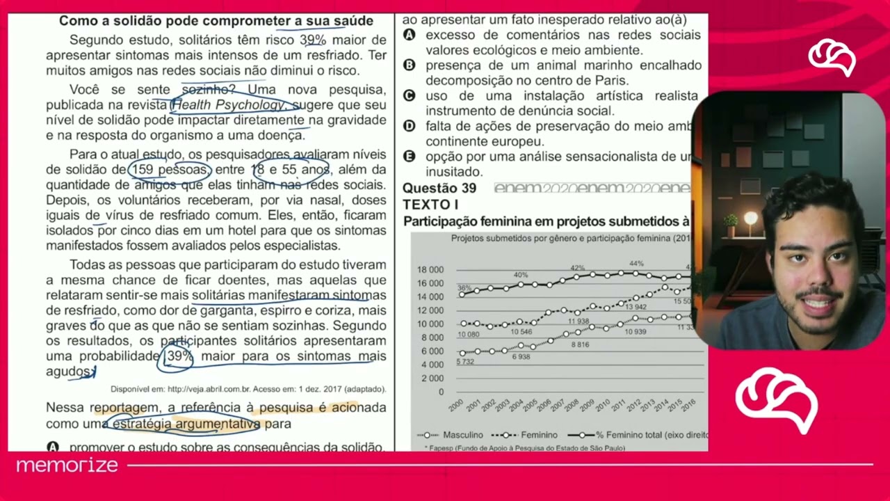 Resolução em Vídeo — Questão 37 ENEM 2020 PPL