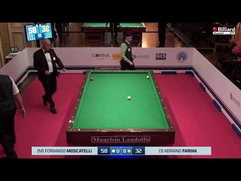 Moscatelli Fernando Danilo VS Farina Adriano Marzio   21° Campionato Italiano Sanremo