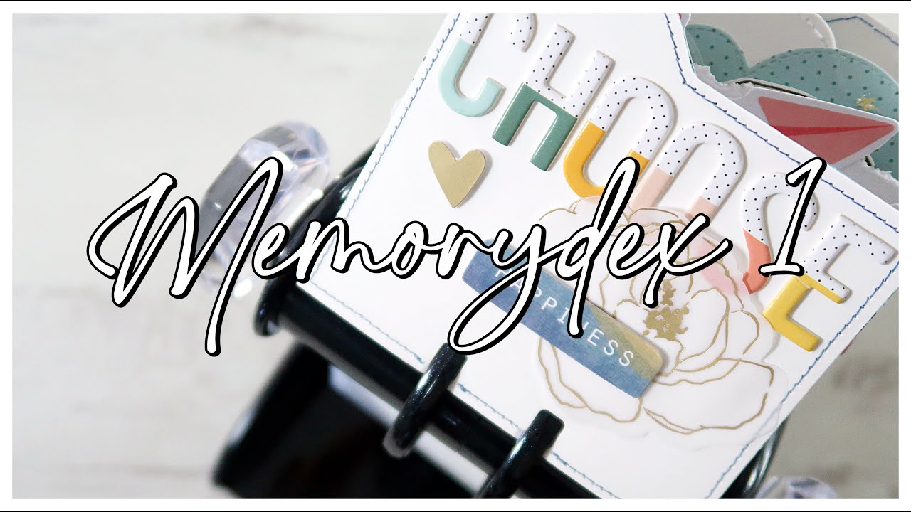 MEMORYDEX 1 🌸 Heidi Swapp 🌸 Tutorial Tarjeta en ESPAÑOL - ROLODEX