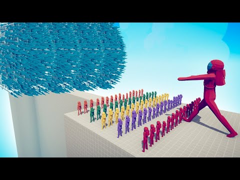 100x AMONG US COLLOR PACK + GIANT vs EVERY GOD - TABS | Totally Accurate Battle Simulator 2022