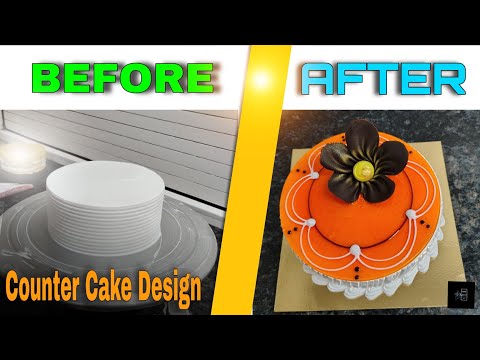Counter Cake |  Counter Cake Design | Whipped Cream Counter Cake | Shameem Cake Design 