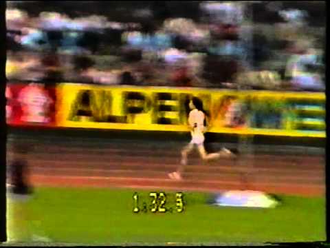 1981 Seb Coe(WR)1000m.Oslo