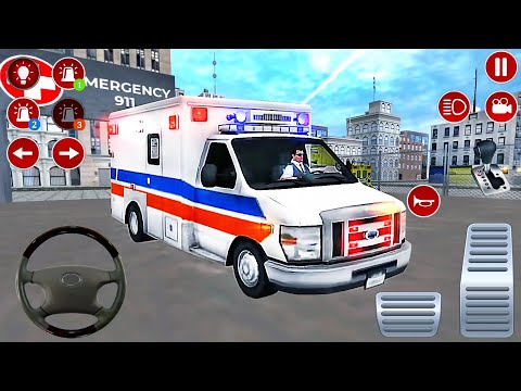 Ambulance Rescue Driver Simulator 2020 - American Emergency Hero City Drive - Android GamePlay