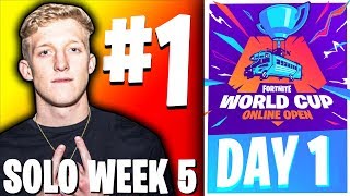 🔴LIVE: FORTNITE WORLD CUP SEMI-FINALS - WEEK 5 DAY 1 (SOLOS)