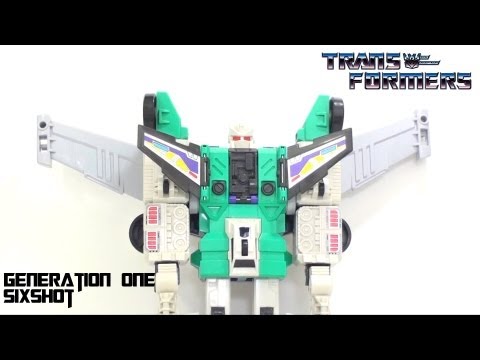 Video Review of the Transformers Generation One: Sixshot