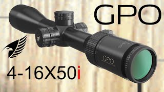 Video: GPO Spectra 4X 4-16x50 SF Belyst SFP G4i Drop Kikarsikte