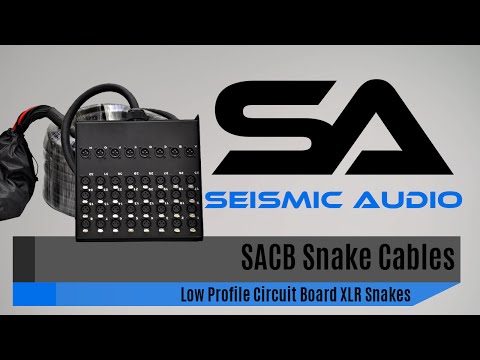 Seismic Audio 16 Channel XLR Low Profile Circuit Board Snake Cable - 50 Feet image 5