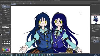 【お絵描き】キャラデザ9ノック