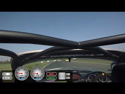 BRSCC MX5 Supercup Snetterton 2022 Race 1 Lap 1 crash