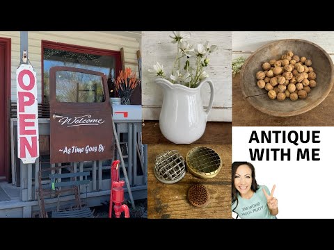 SO MANY GOOD FINDS!! | Antiquing in Greenwood, Missouri | Shop with Me to Sell on Whatnot Auction