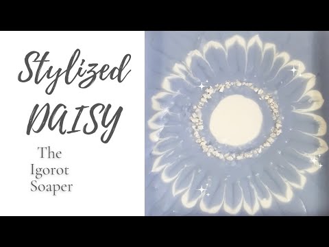 Easy Beginner Flower Swirl | April Birth Flower | Cold Process (CP) Soap Making  | The Igorot Soaper