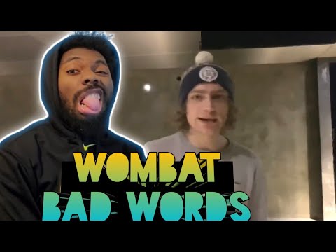 WOMBAT - BAD WORDS(AMERICAN REACTION VIDEO)