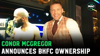 Conor McGregor announces BareKnuckle FC Ownership