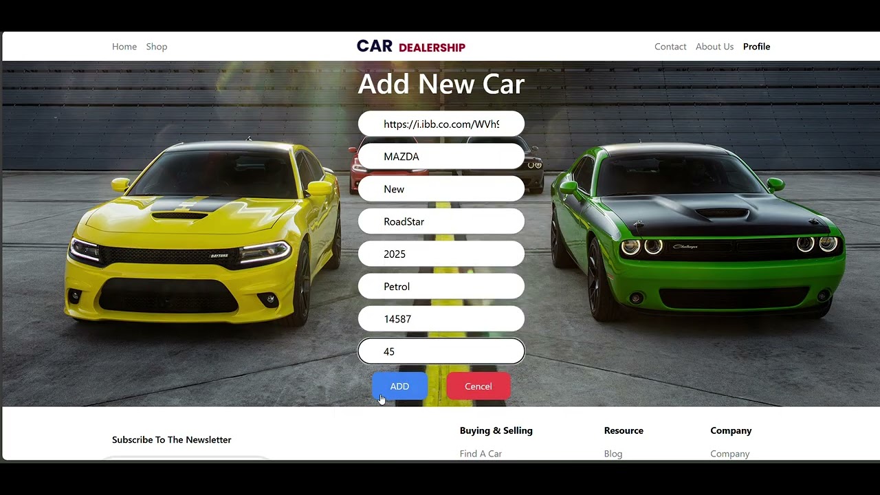 CAR DEALERSHIP MANAGEMENT SYSTEM BY HTML,Tailwind CSS, JS, PHP,MySQL