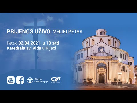 Sveta misa - Veliki petak u katedrali sv. Vida 2021