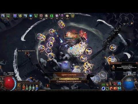 PoE 3.8 | Ball Lightning Mine Ascendant - Uber Elder (Day 4)