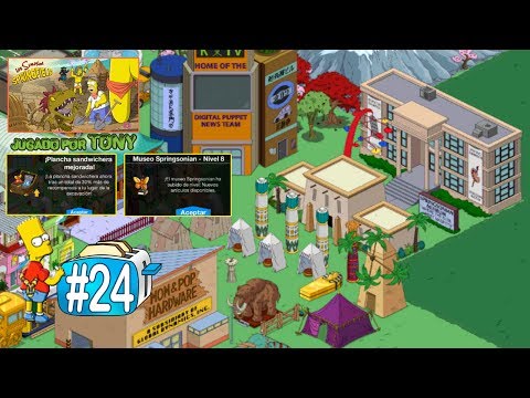 Los Simpson Springfield "Tostadora viajera, Cap. 24 -Colegio Tuts y Tots, Museo 8 y Plancha 13" Tony