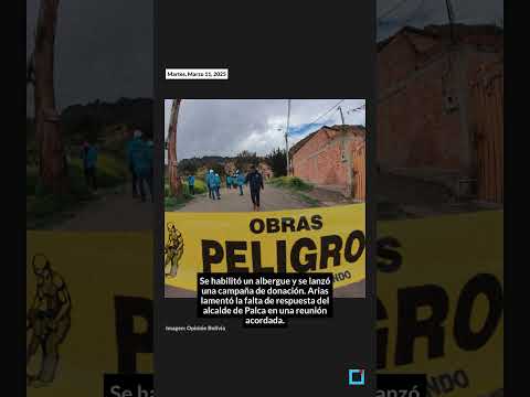 Emergencia por deslizamientos en Codavisa, La Paz #bolivia #bolivianoticias