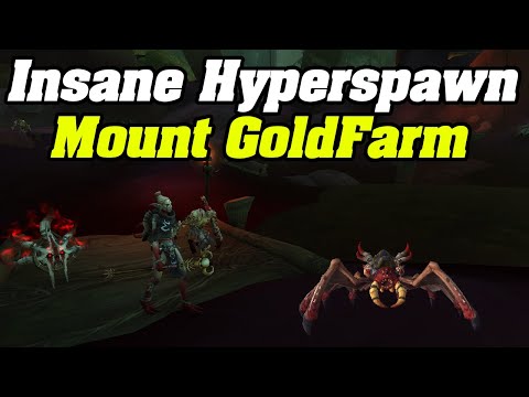 40,000g - 75,000g | Hyperspawn Farming The Flying Spider | Shadowlands Goldfarm