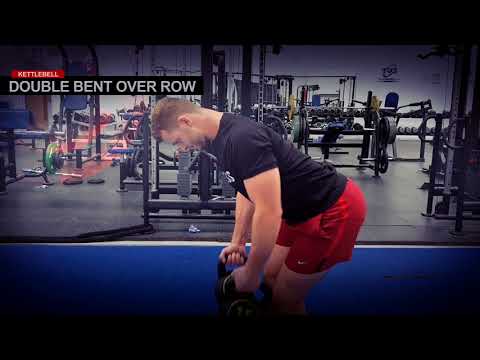 How to do a Kettlebell Double Bent Over Row