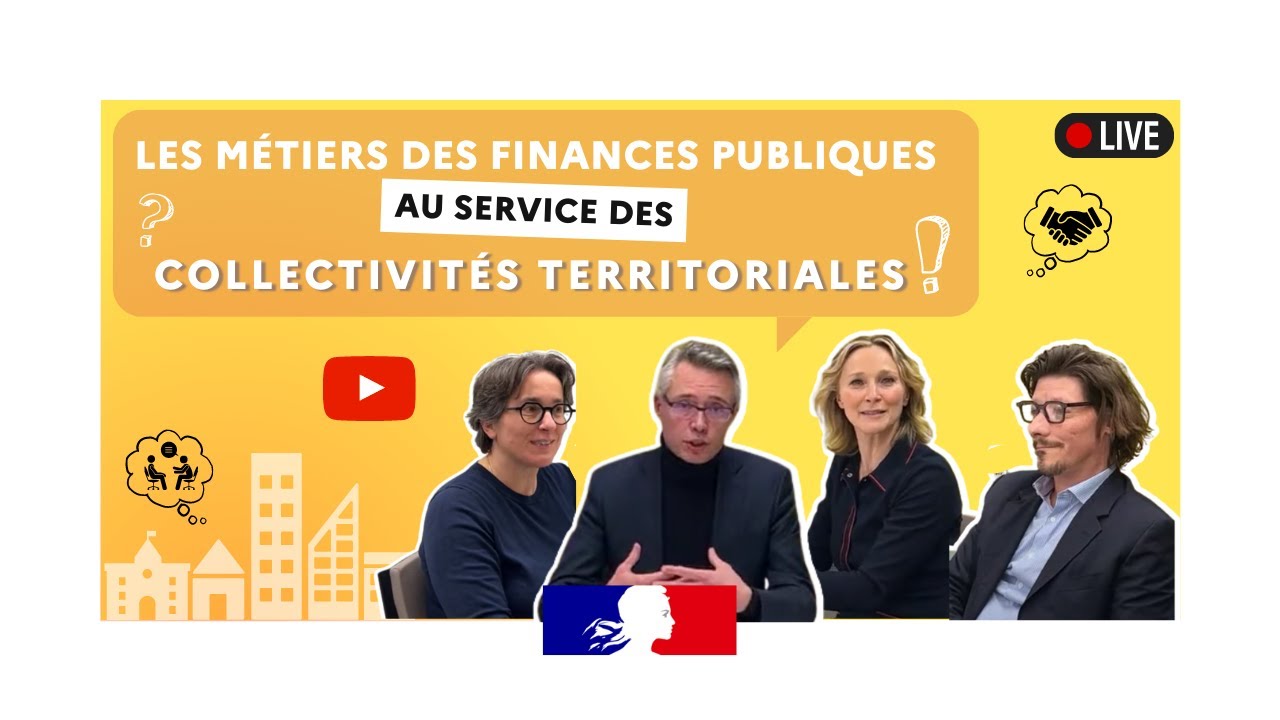 Les métiers des Finances publiques au service des collectivités territoriales.