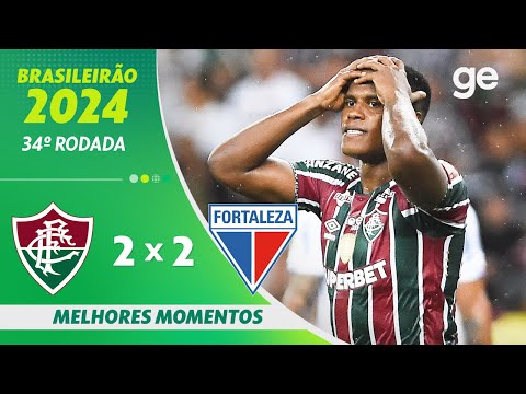 Gols e lances de Fluminense x Fortaleza