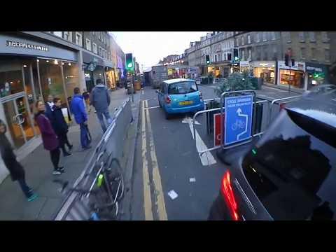 Blocking the cycle lane