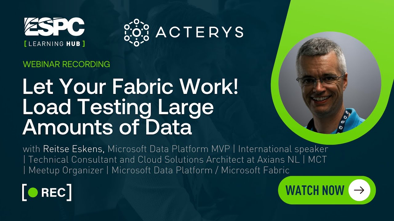 Let your Fabric work! Loadtesting large amounts of data