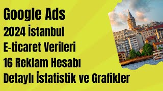 Google Ads 2024 E-ticaret İstanbul Verileri (16 Gerçek Hesap)