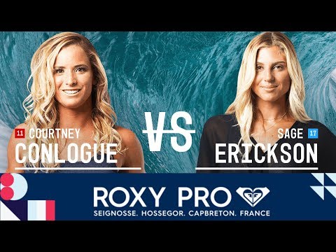 Conlogue vs. Erickson - Round Two, Heat 6 - Roxy Pro France 2018