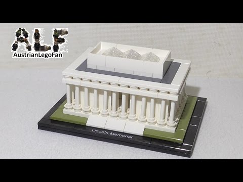 Vidéo LEGO Architecture 21022 : Lincoln Memorial (Washington, Etats-Unis)