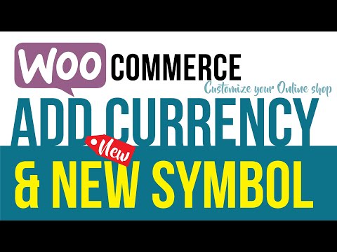 How to add New Currency Symbol to WooCommerce in WordPress