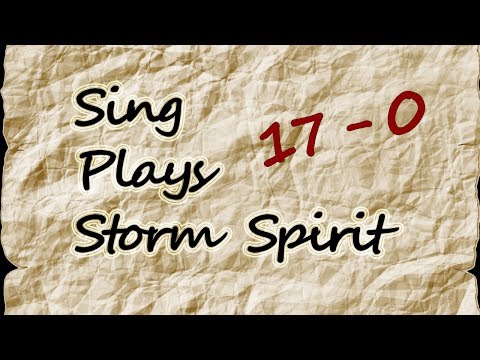 Dota 2 - SingSing Plays Storm Spirit - The 0 Pull Build