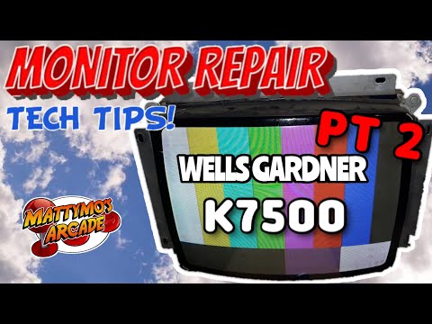 Arcade Monitor Repair: WG K7500 Repair