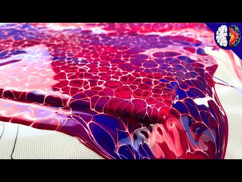 Easiest acrylic pour swipe technique!