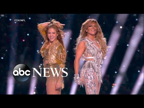 J.Lo and Shakira's jaw dropping Super Bowl halftime performance ...