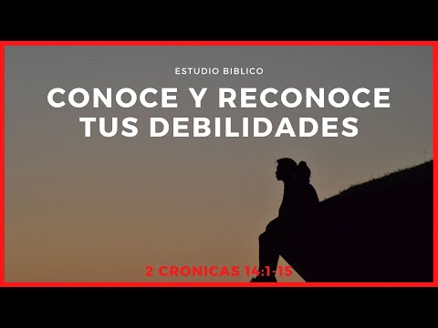 2 CRÓNICAS 14:1-15: CONOCES Y RECONOCES TUS DEBILIDADES | MAESTRO FRANCISCO TELLEZ.