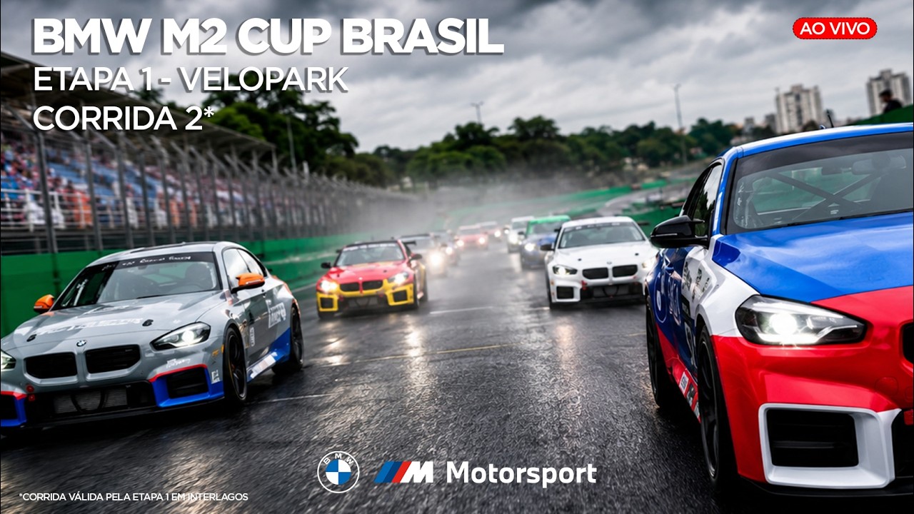 BMW M2 CUP BRASIL AO VIVO - CORRIDA 2 DA PRIMEIRA ETAPA