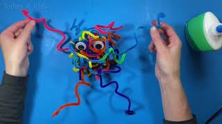 Craft Time: How to Make a 3D Scribble Buddy / Puppet - Scripty the Scribble DIY | Today 4 Kids
