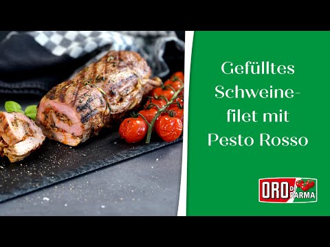 Gegrilltes Schweinefilet gefüllt mit Pesto Rosso | ORO di Parma