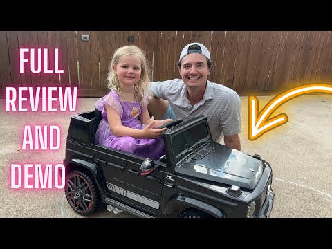 ANPABO Licensed Mercedes-Benz G63 Car for Kids FULL REVIEW and DEMO