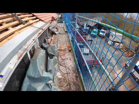 Fledermausgauben in Biber decken - Biberschwanz Ochsenauge - Teil 12