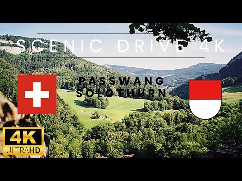 Scenic Drive: Passwang - SO, Switzerland, from Beinwil  to Ramiswil