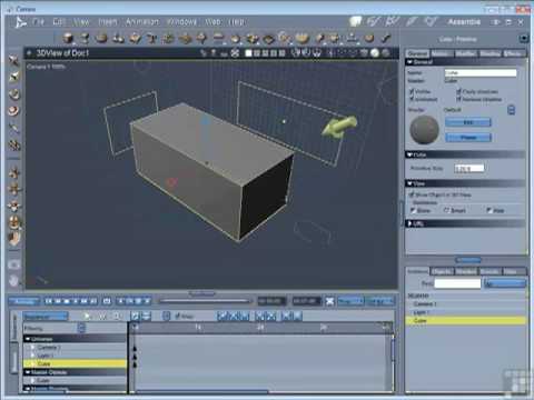 Carrrara 8 Tutorial - Moving, Scaling and Rotating 3D Objects