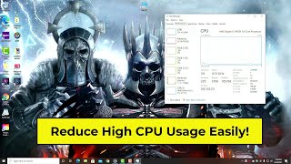 How To Reduce High CPU Usage in Windows 10