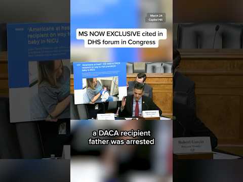 MS NOW EXCLUSIVE cited in DHS forum in Congress