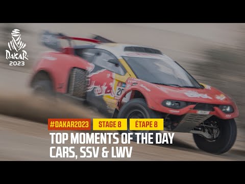 ダカール・ラリー2023 自動車クラスのステージ8ハイライト動画
