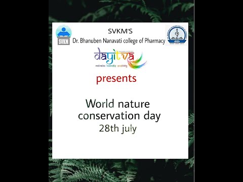 SVKM's BNCP-Dayitva: World Nature Conservation Day, 28th July 2021