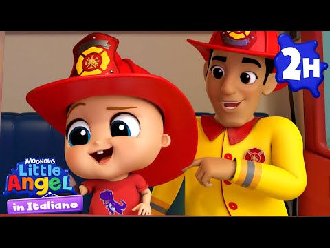 Gli Eroi della Comunitá | Little Angel Italiano | Cartoni Animati con Gianni Piccino