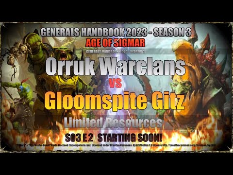 NEW GHB! Age of Sigmar Battle Report: Orruk Warclans vs Gloomspite Gitz